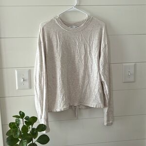 Athleta Sweatshirt with bottom cinch option! Small